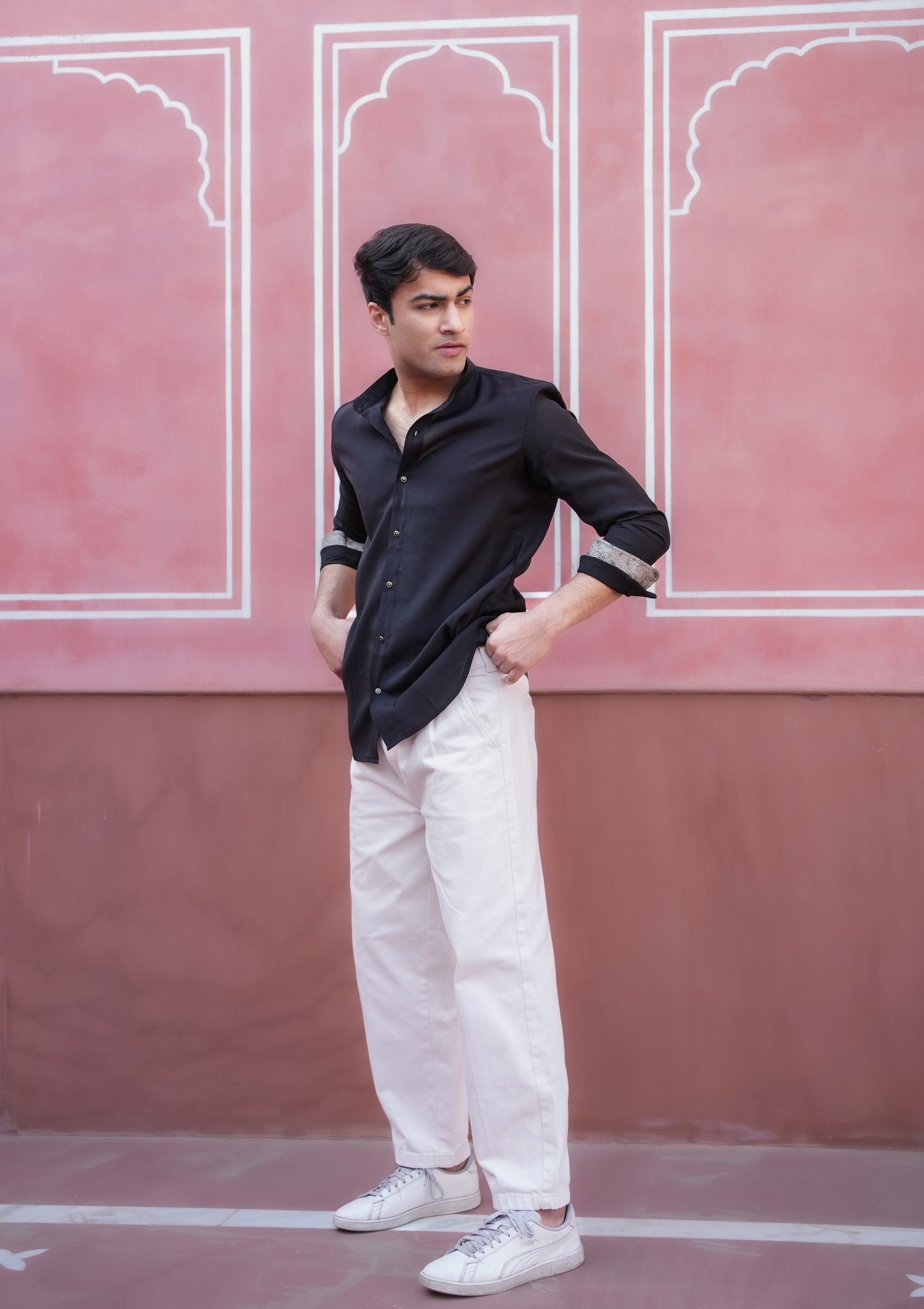 Black Solid Shirt